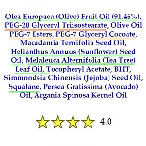 Elizavecca | Гидрофильное масло Natural 90% Olive Cleansing Oil состав