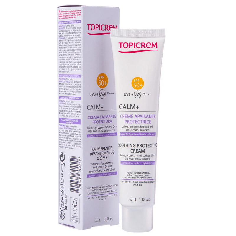 TOPICREM CALM+ Успокаивающий защитный крем SPF50+