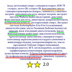 ВIТЭКС | Крем ночной "Идеальное отбеливание" состав