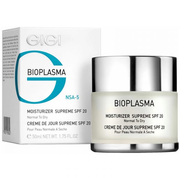 GIGI BIOPLASMA Крем увлажняющий суприм с SPF 20 для нормальной и жирной кожи