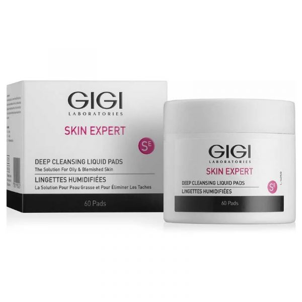 GIGI Skin Expert Влажные косметические диски для глубокого очищения кожи