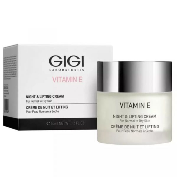 GIGI Vitamin E Крем ночной питательный и подтягивающий для нормальной и сухой кожи