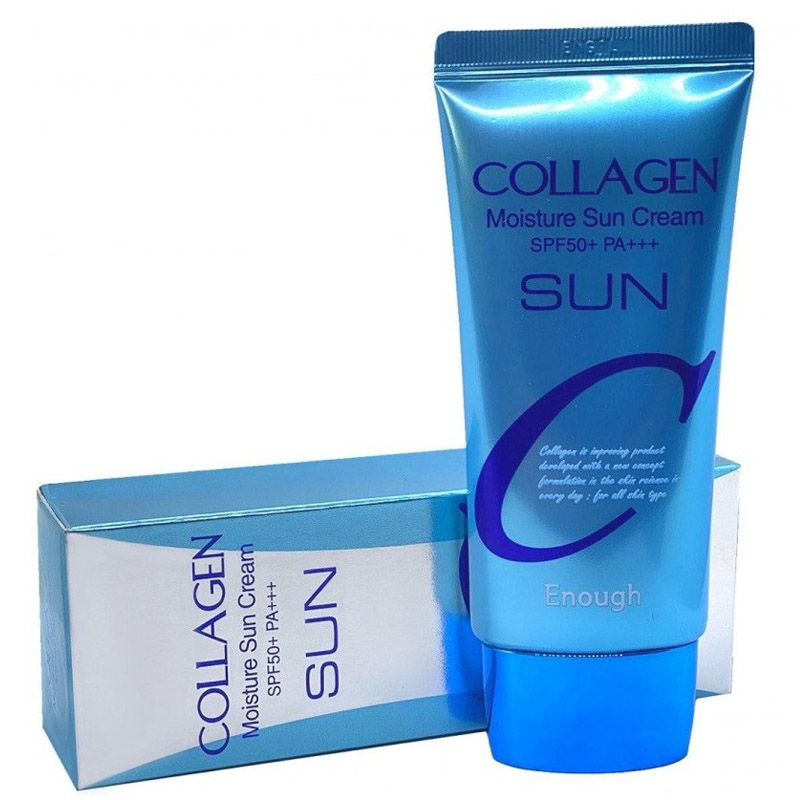 Enough Солнцезащитный крем с коллагеном Collagen Moisture Sun Cream