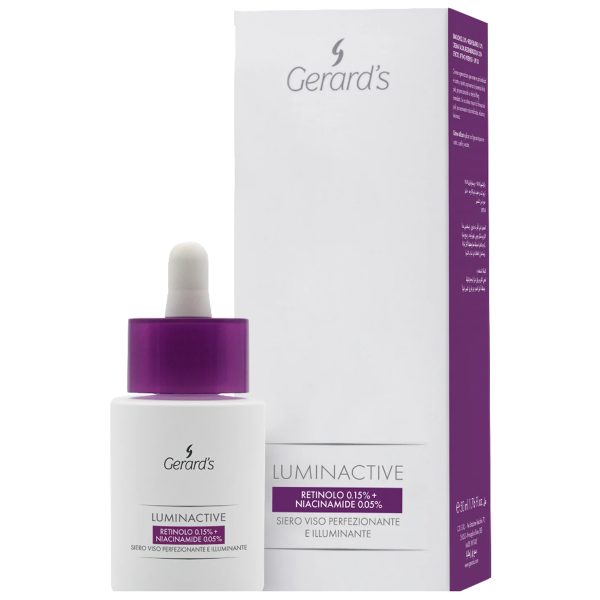 GERARD'S Luminactive RETINOL 0.15% + NIACINAMIDE 0.05% | Обновляющая и осветляющая сыворотка для лица (30 ml)