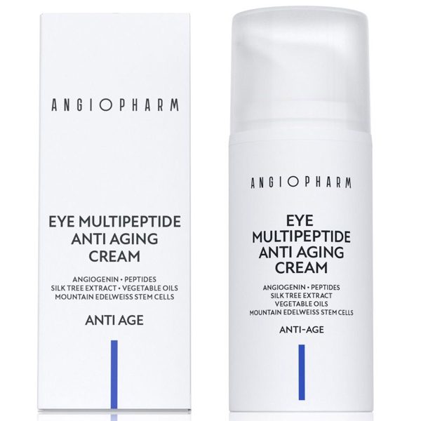 ANGIOPHARM - Мультипептидный омолаживающий крем для кожи вокруг глаз (30 мл)