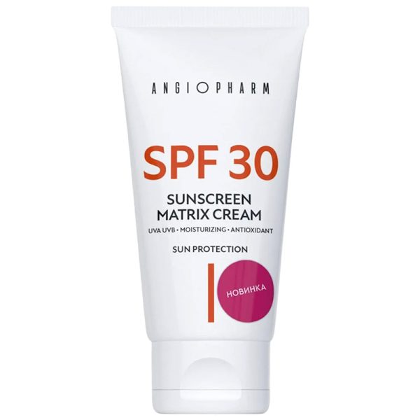 ANGIOPHARM - Солнцезащитный крем для лица SPF30 III (50 мл)