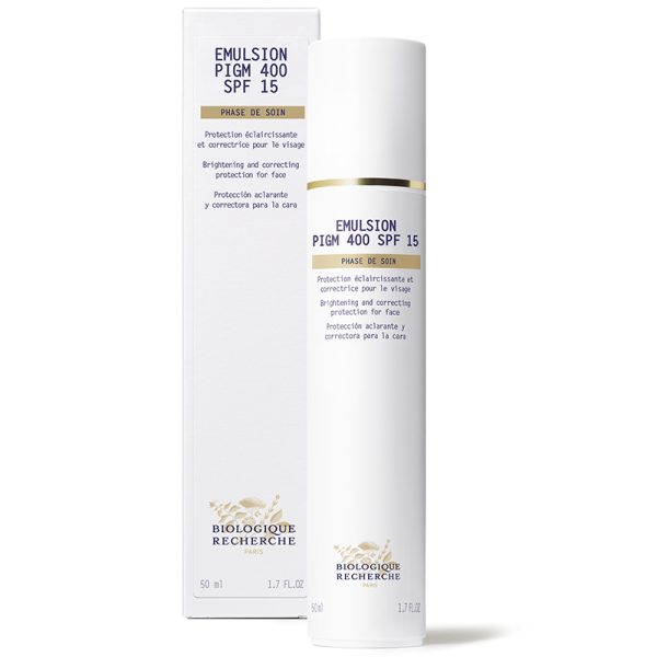 Emulsion PIGM 400 SPF 15 - Осветляющая эмульсия для лица с защитой от солнца, 50 мл