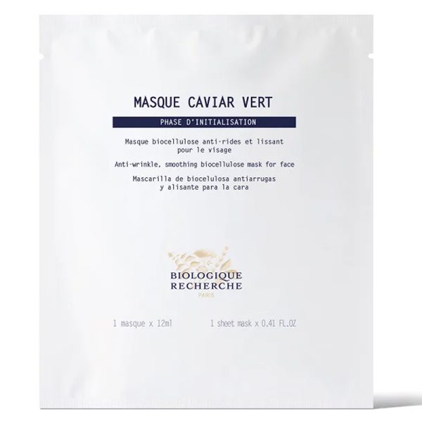Masque Caviar Vert - Биоцеллюлозная маска для лица против морщин, 1 шт