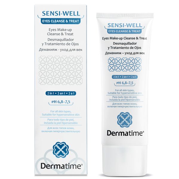 SENSI-WELL Eyes Make-up Cleanse & Treat - Демакияж - уход для век (pH 6.8-7.5), 100 мл