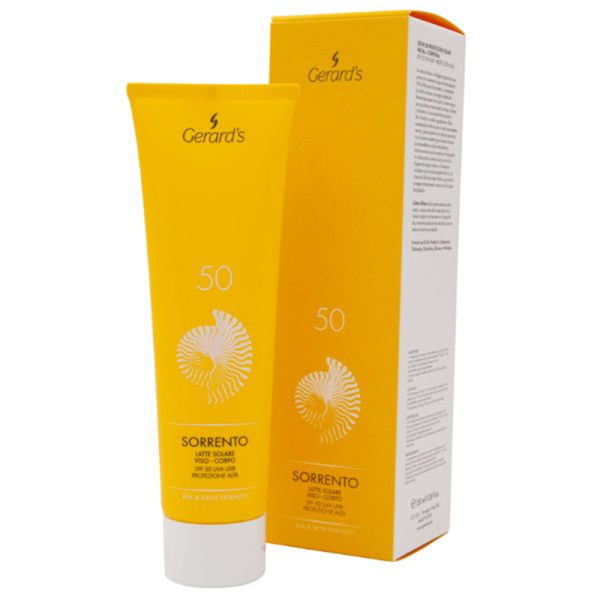 Gerard's Solari Sorrento SPF 50 – Солнцезащитный флюид для лица и тела с SPF 50, 150 мл