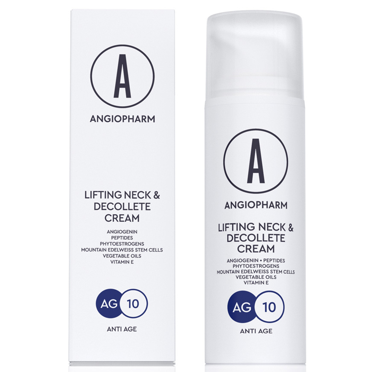 ANGIOPHARM - Лифтинг крем для шеи и зоны декольте (50 мл)