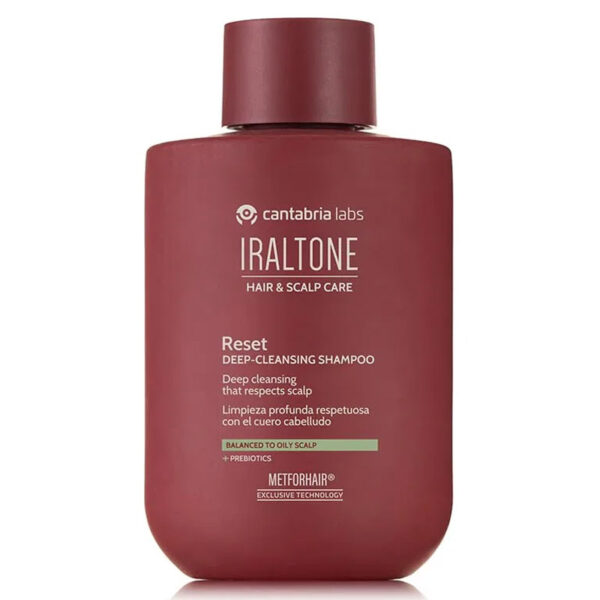 Iraltone Reset Shampoo – Очищающий шампунь для нормальной и жирной кожи головы, 250 мл