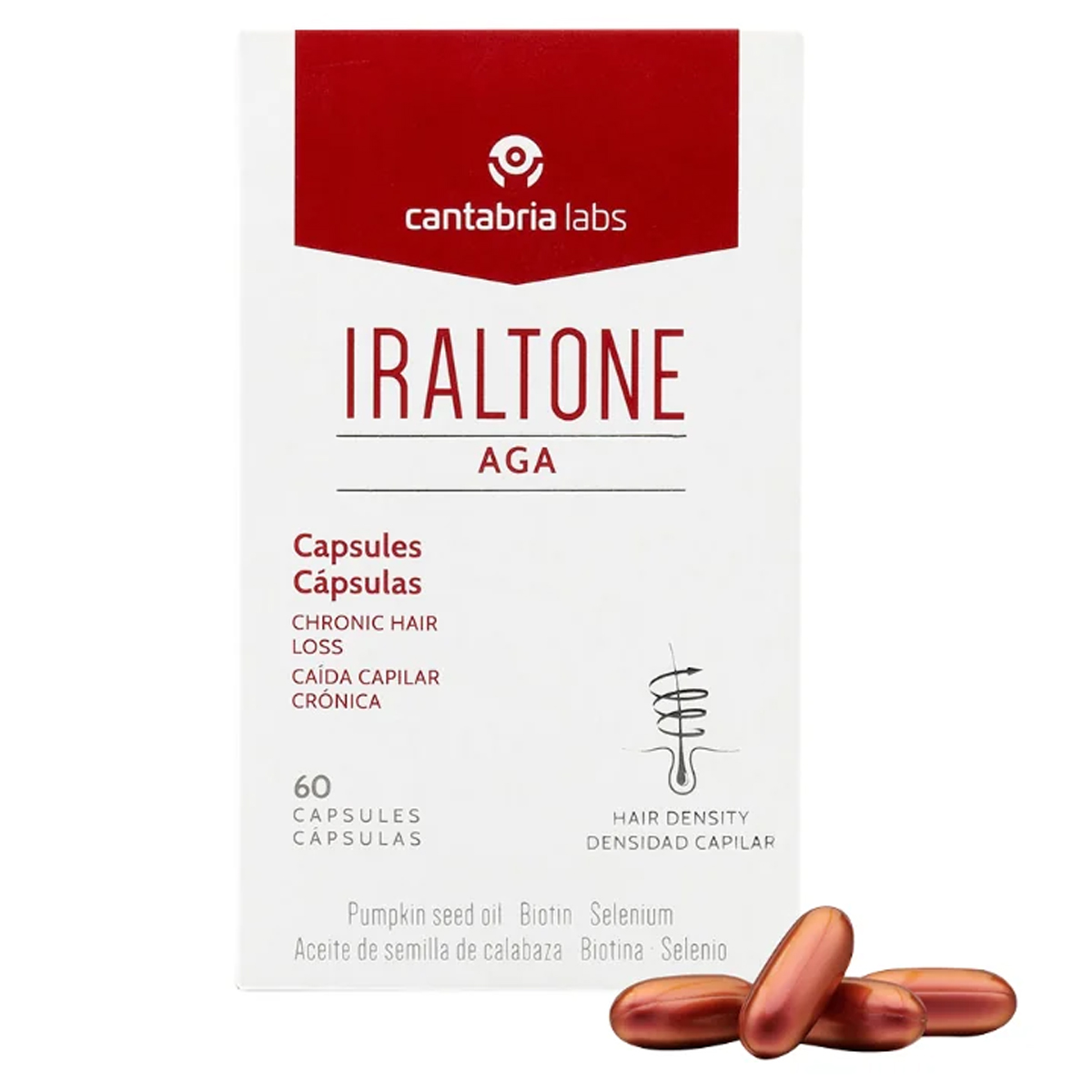 IRALTONE AGA Capsules - Биологически активная добавка АГА, 60 капсул