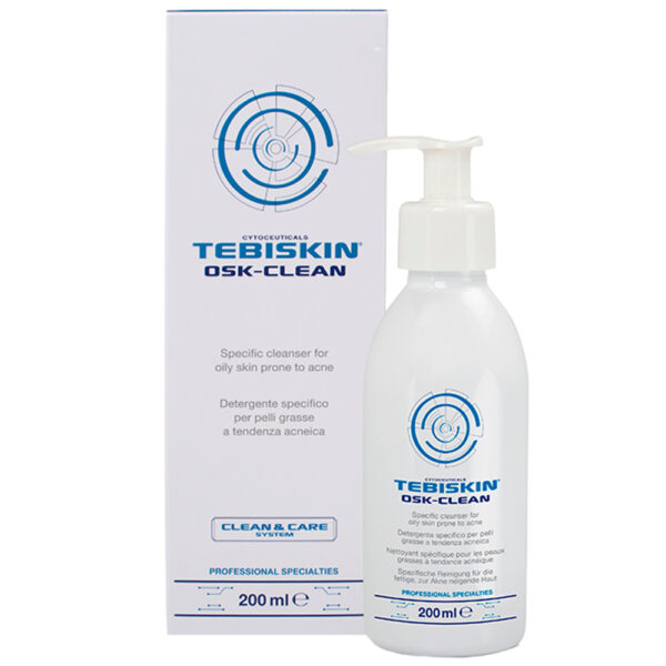 TEBISKIN Osk-Clean - Очищающее средство для жирной кожи, склонной к акне, 200 мл
