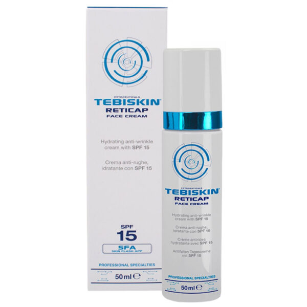 TEBISKIN Reticap - Дневной крем для лица от морщин SPF 15 с чистым ретинолом, 50 мл