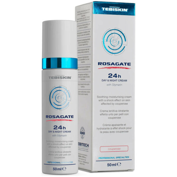 TEBISKIN Rosagate 24h Day&Night Cream - Крем-эмульсия для гиперчувствительной кожи, 50 мл