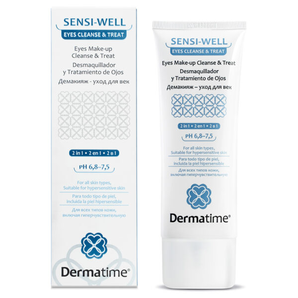 SENSI-WELL Eyes Make-Up Cleanse & Treat - Демакияж-уход для век Дерматайм, 100 мл